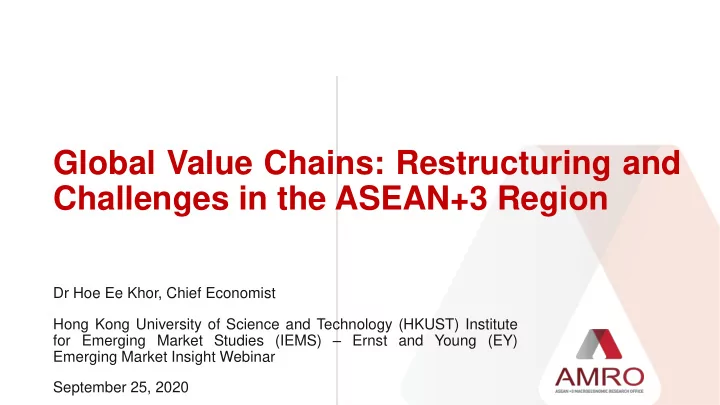 challenges in the asean 3 region