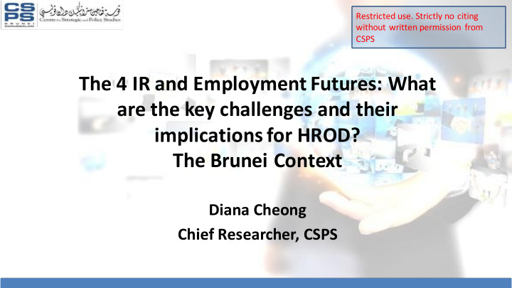 the 4 ir and employment futures what are the key