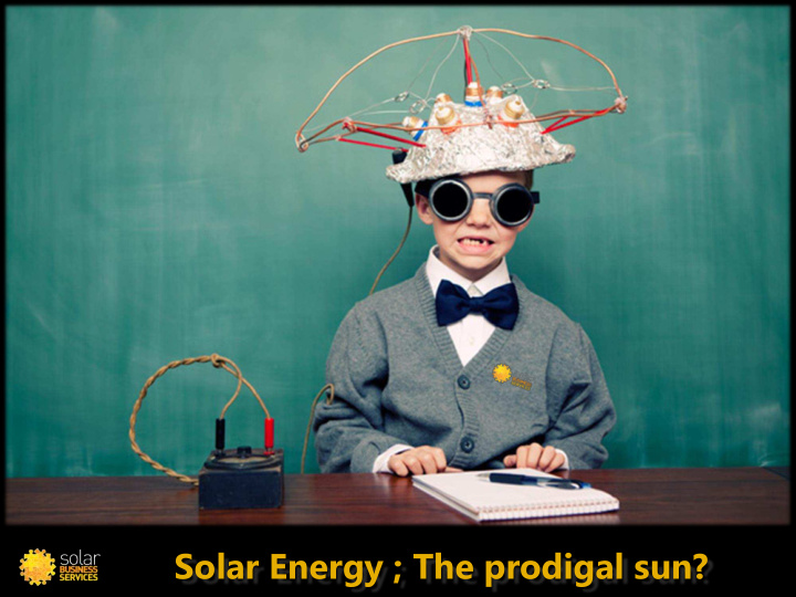solar energy the prodigal sun introduction