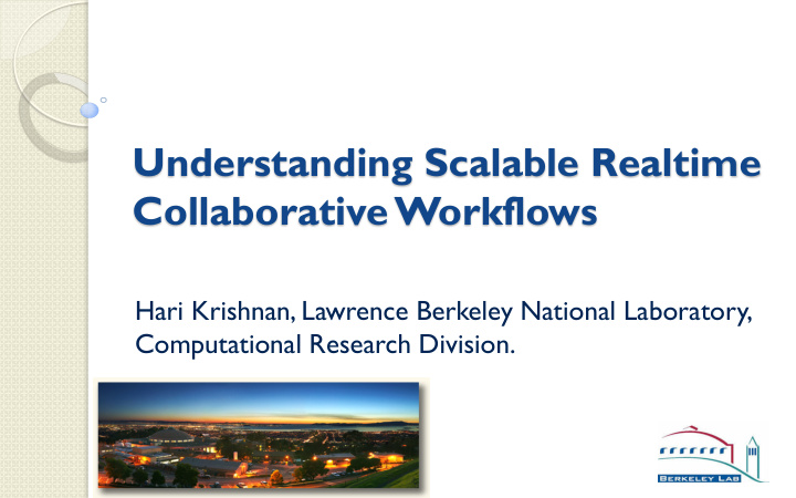 understanding scalable realtime collaborative workflows