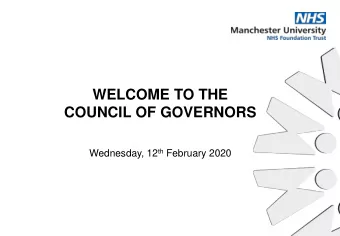 Wednesday, 12 th February 2020  Urgent Care &amp; Performance  Julia Bridgewater  Group Chief