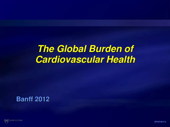 cardiovascular health