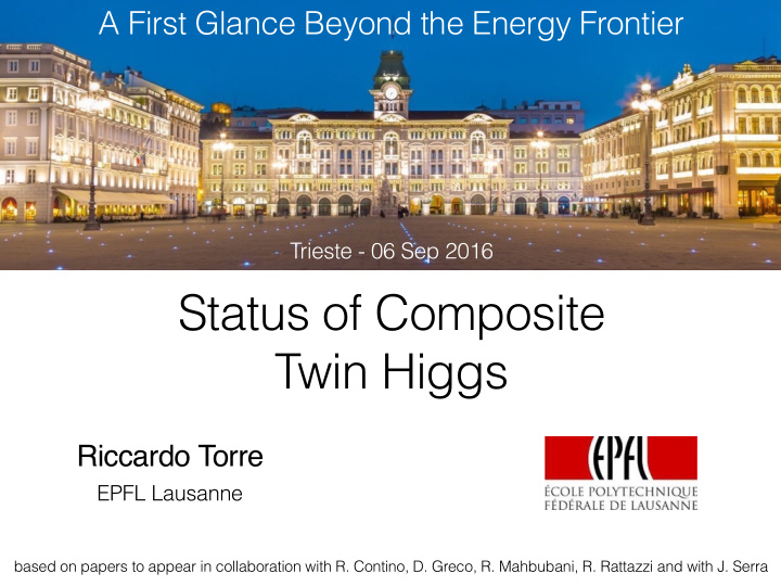 status of composite twin higgs