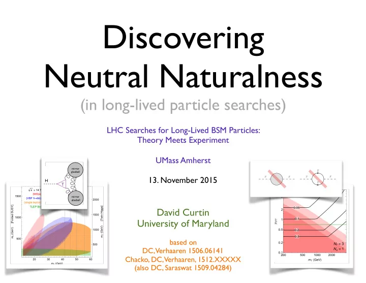 discovering neutral naturalness