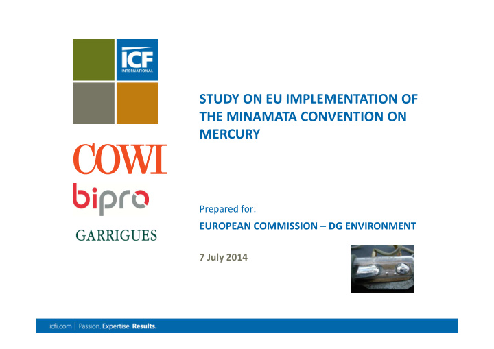 study on eu implementation of the minamata convention on