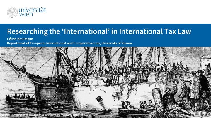 researching the international in international tax law