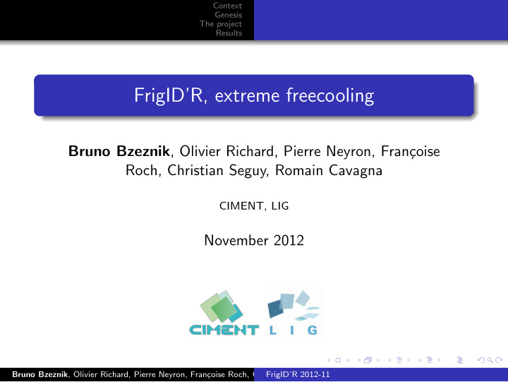 frigid r extreme freecooling