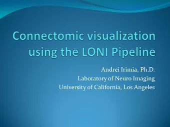 University of California, Los Angeles  Connectomics via the LONI Pipeline  connectogram  automatic