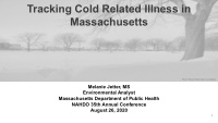 tracking cold related illness in massachusetts