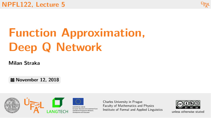 function approximation deep q network