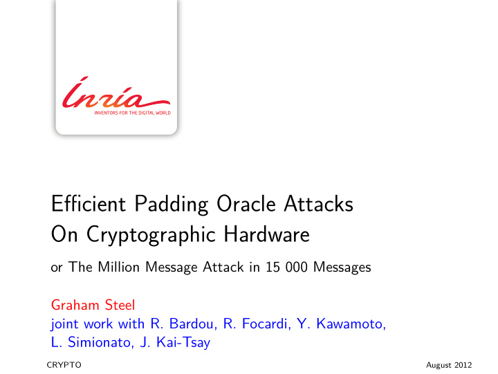 efficient padding oracle attacks on cryptographic hardware