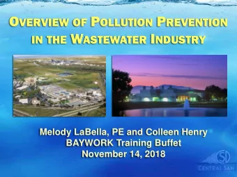 Evolution of  Pollution Prevention  Reaction Mode  Didnt look at the horizon, just