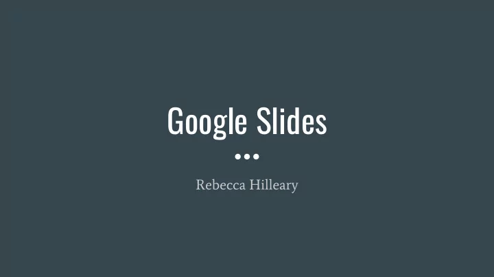 google slides