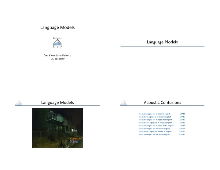language models