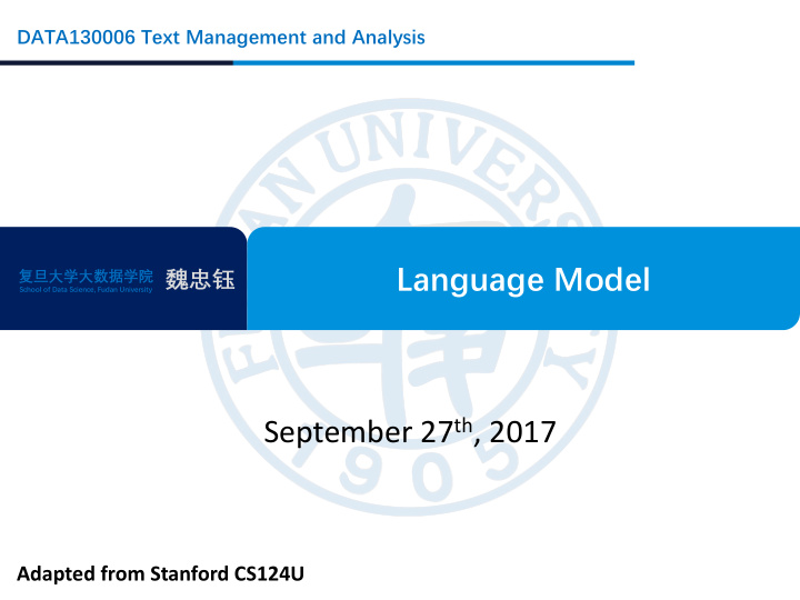 language model