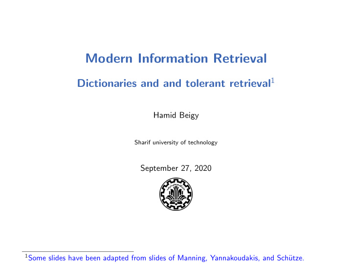 modern information retrieval