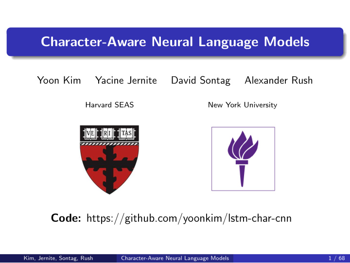 character aware neural language models
