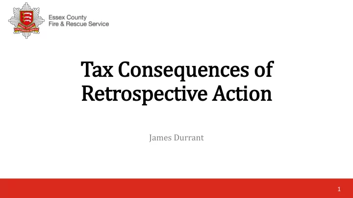 retrospective action