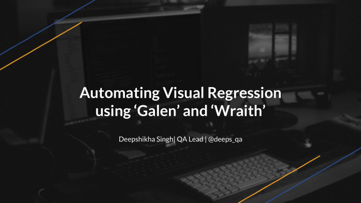 automating visual regression using galen and wraith