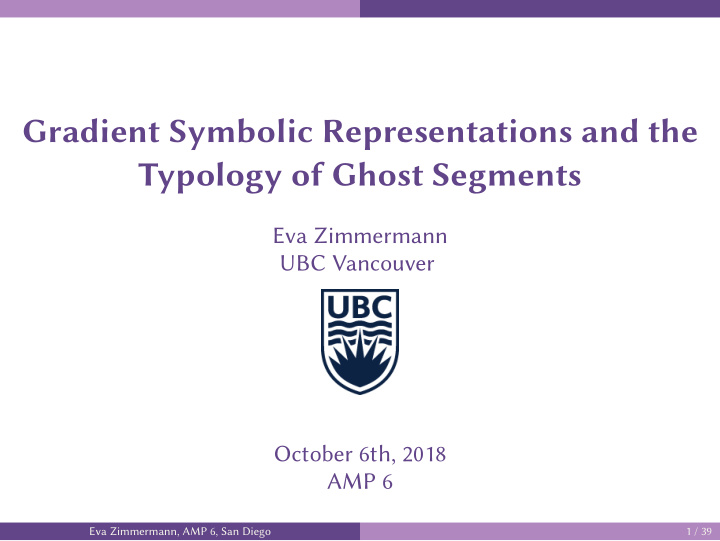 gradient symbolic representations and the typology of
