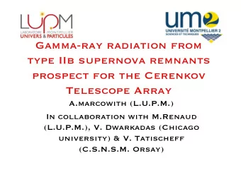 Gamma-ray radiation from  type IIb supernova remnants  prospect for the Cerenkov  Telescope Array