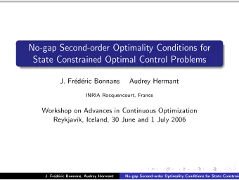No-gap Second-order Optimality Conditions for  State Constrained Optimal Control Problems  J. Fr
