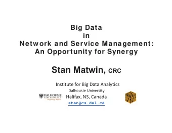 I think theres data,  and then theres  information that comes from the  data,  and then