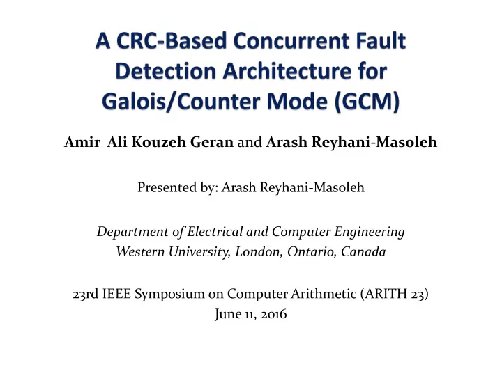 amir ali kouzeh geran and arash reyhani masoleh