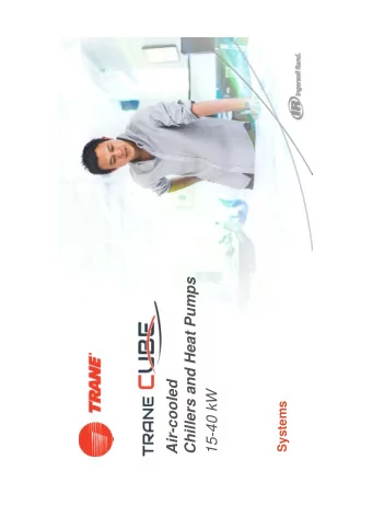 Chillers and Heat Pumps  Air-cooled  15-40 kW  Systems  Small chillers / heat pumps 17  40 kW 17