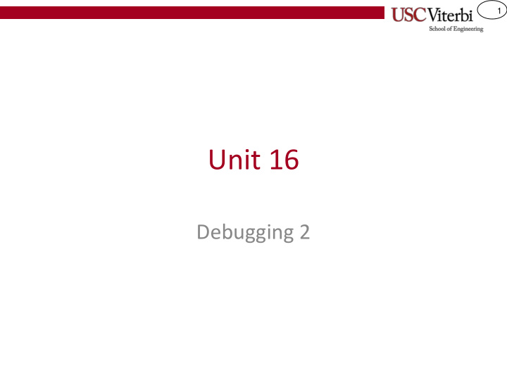 unit 16