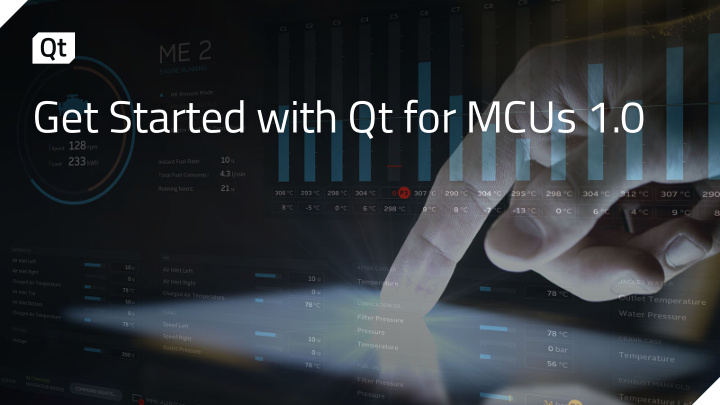 get started with qt for mcus 1 0 qt