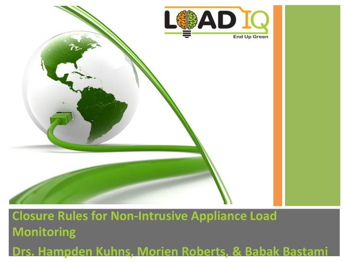 closure rules for non intrusive appliance load monitoring