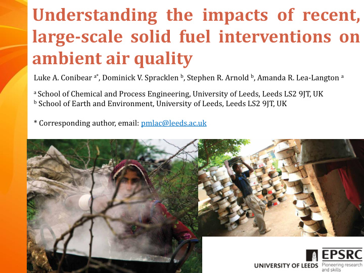 understanding the impacts of recent large scale solid