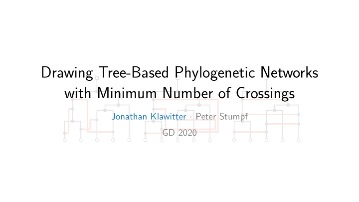 drawing tree based phylogenetic networks with minimum