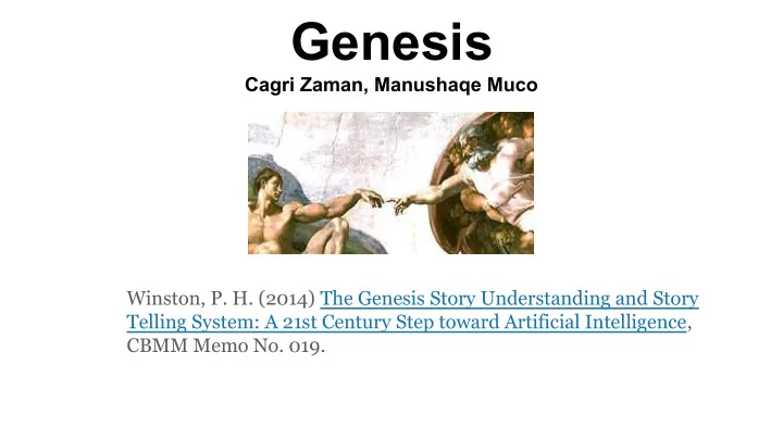 genesis