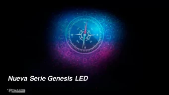 Nueva Sere Genesis LED  Presentando nueva Serie Genesis LED    Dispositivos de ultra bajo