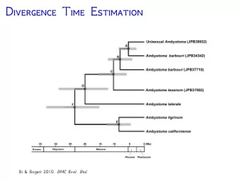 D T E Bi &amp; Bogart 2010. BMC