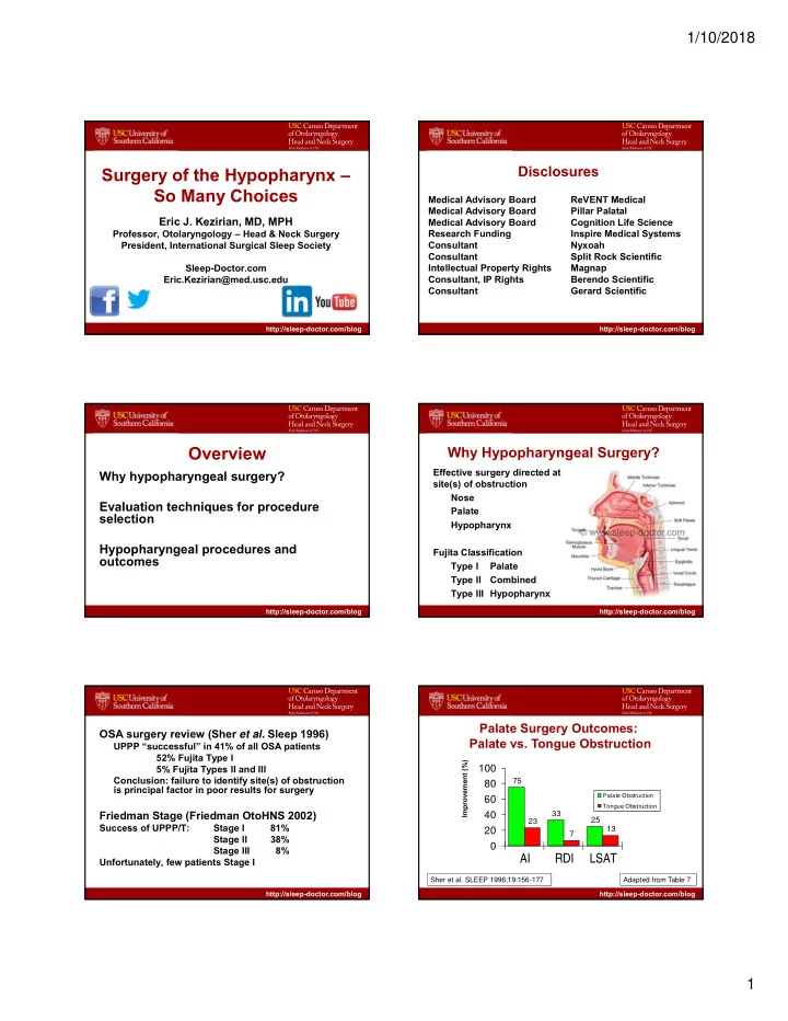 surgery of the hypopharynx so many choices