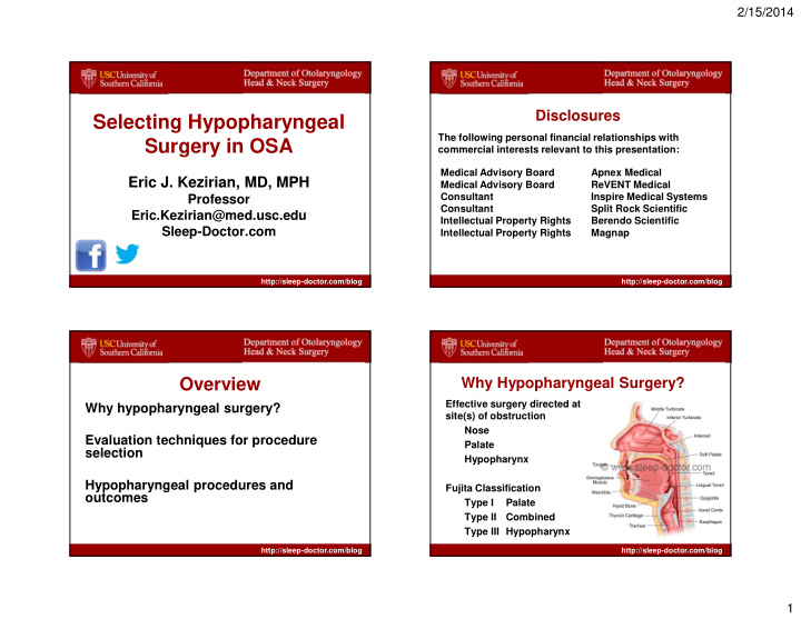 selecting hypopharyngeal