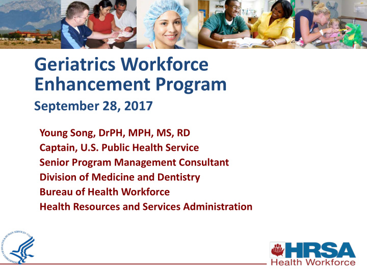 geriatrics workforce enhancement program