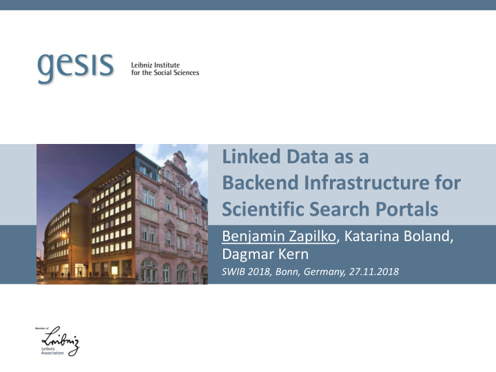 backend infrastructure for