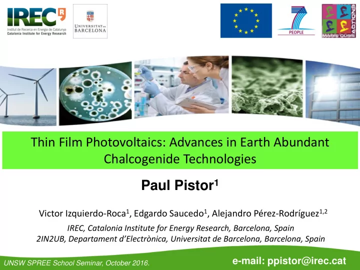 thin film photovoltaics advances in earth abundant