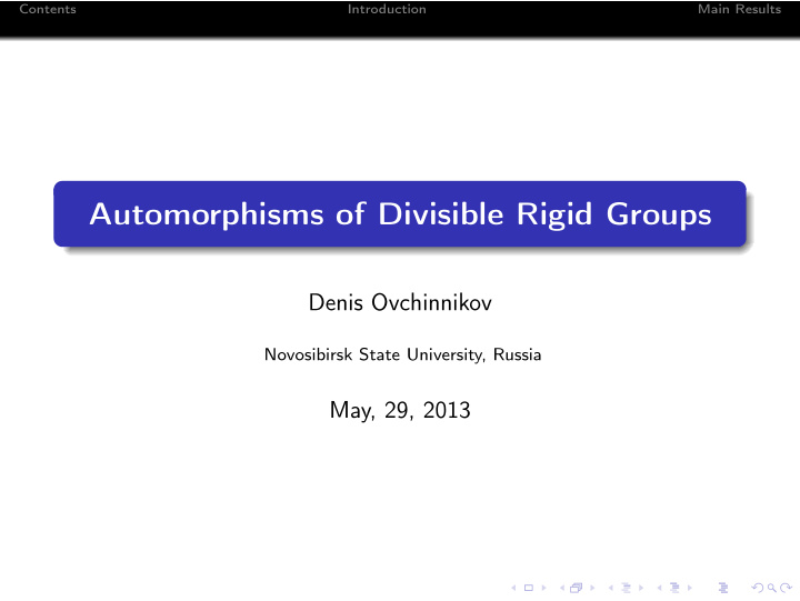 automorphisms of divisible rigid groups
