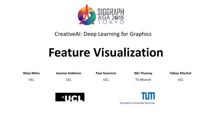 feature visualization