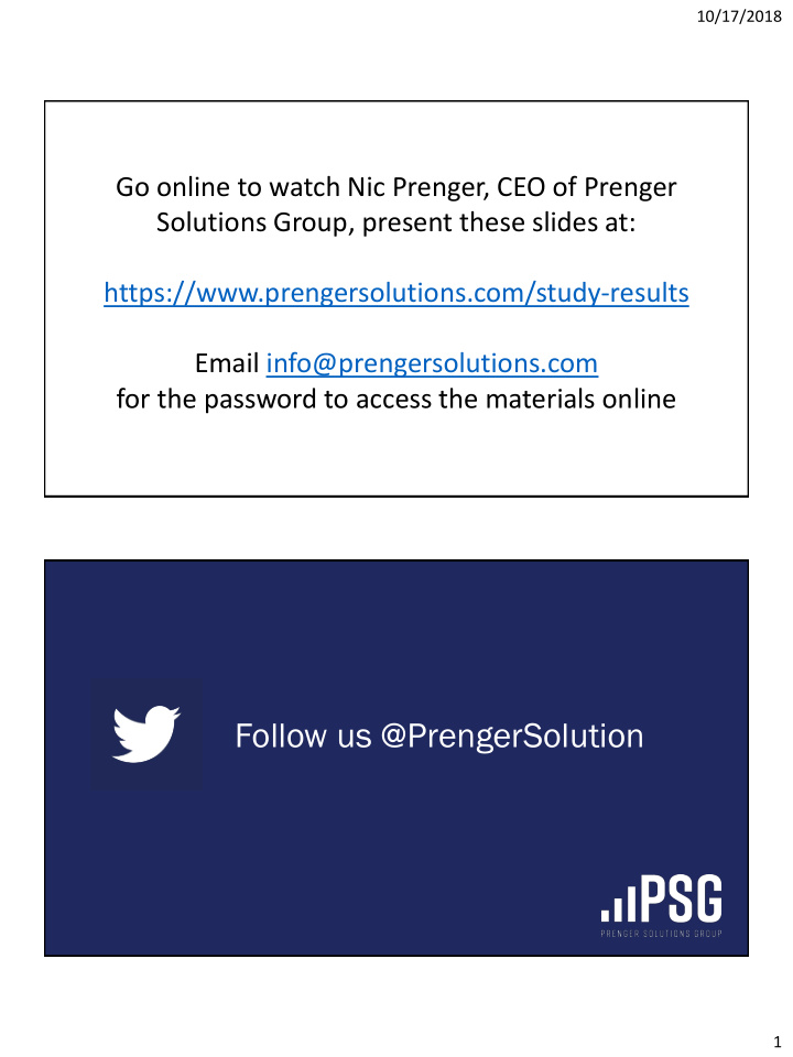 follow us prengersolution