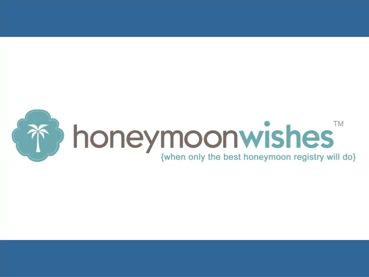 what is a honeymoon registry