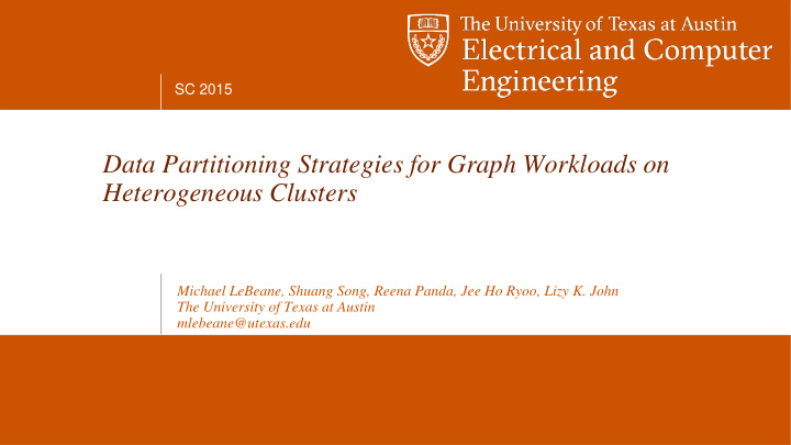 data partitioning strategies for graph workloads on