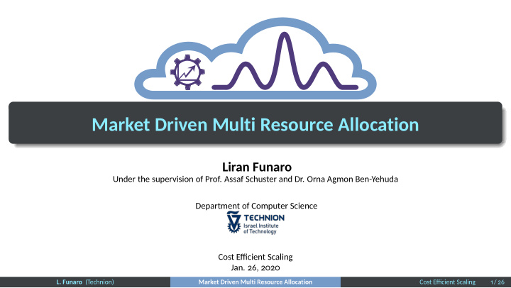 market driven multi resource allocation