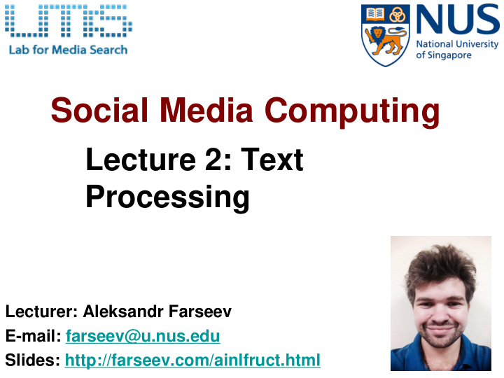 social media computing