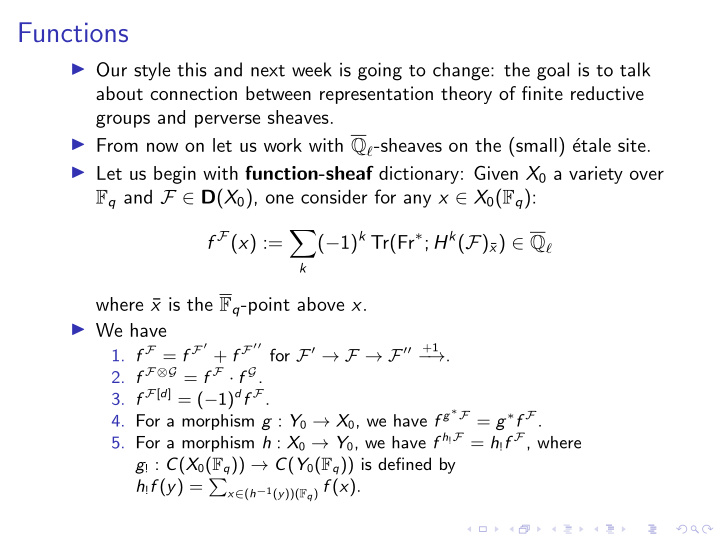 functions